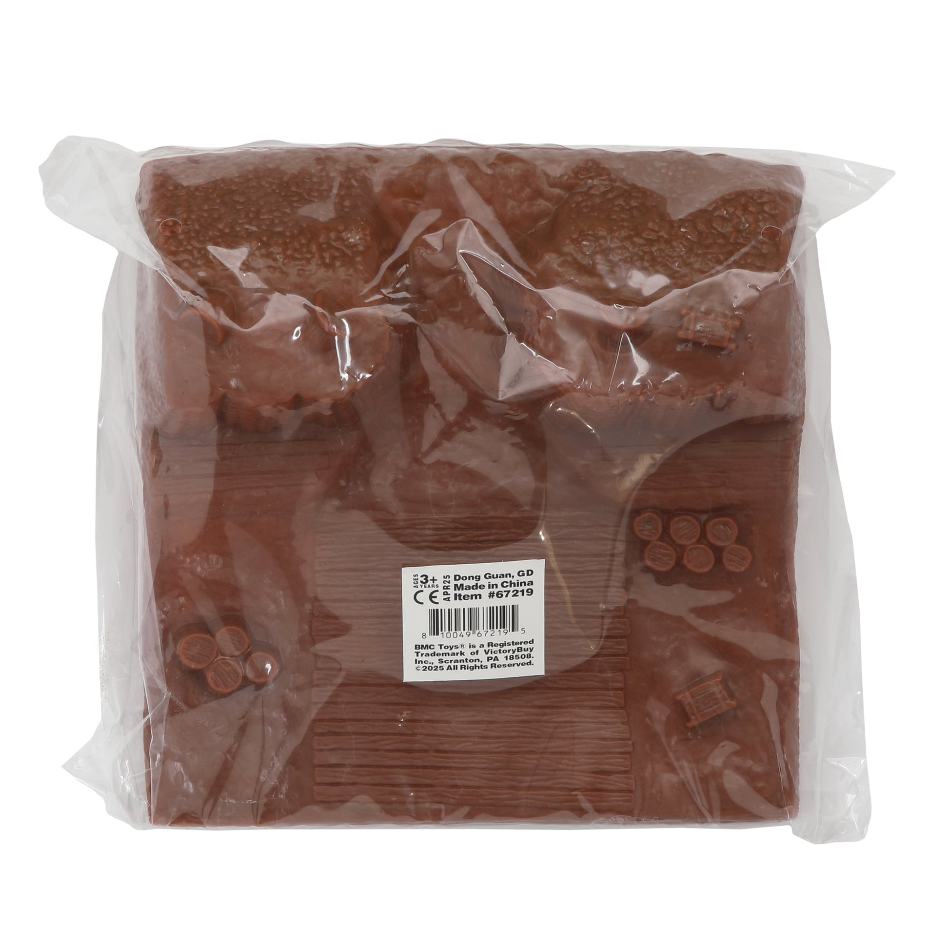 BMC Toys American Revolutionary War Battle of Yorktown Brown Color Redoubt Terrain Package