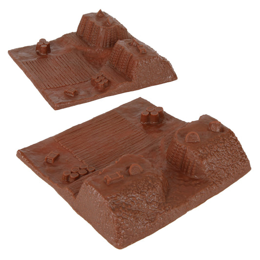 BMC Toys American Revolutionary War Battle of Yorktown Brown Color Redoubt Terrain Main Image