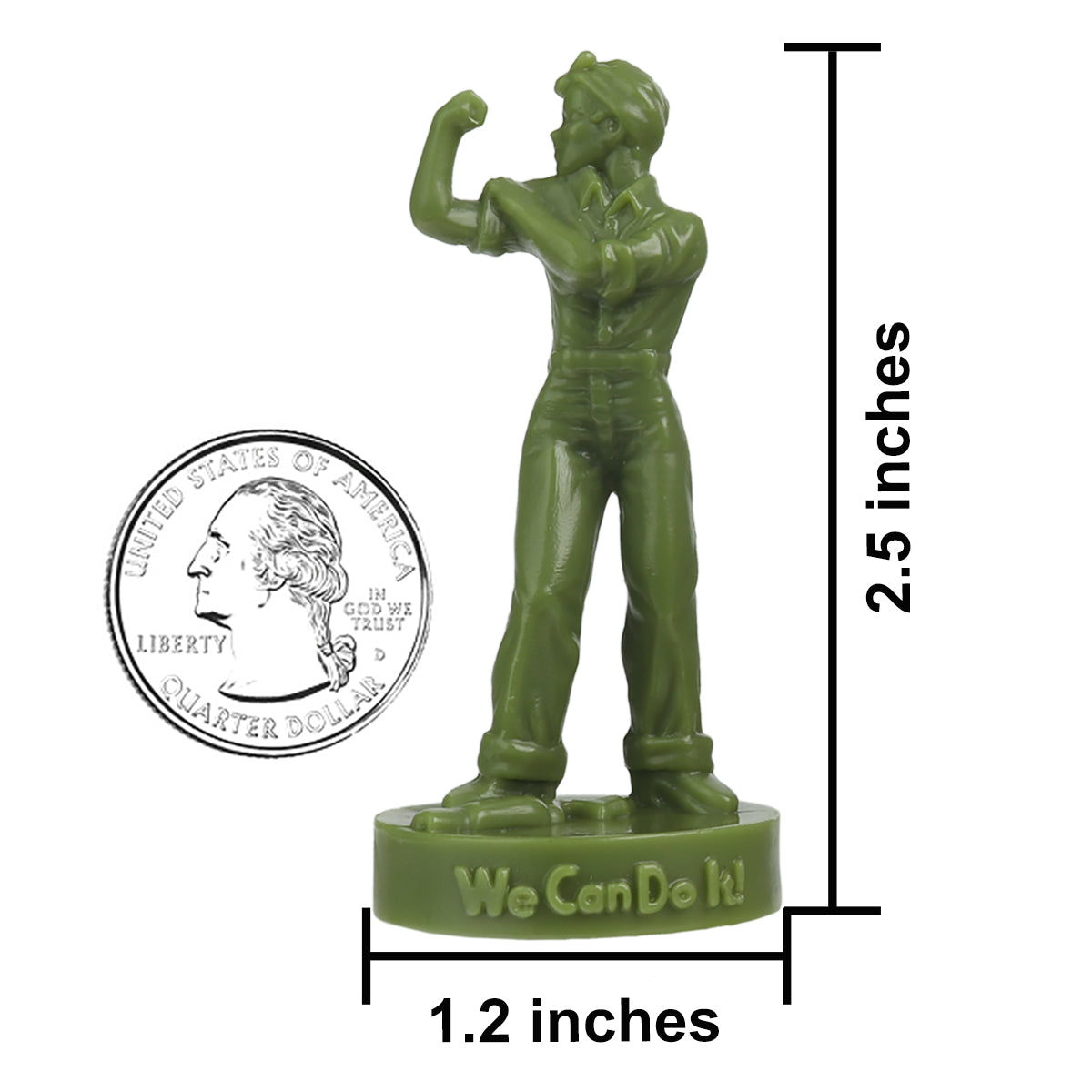 BMC Toys Rosie Riveter Army Scale