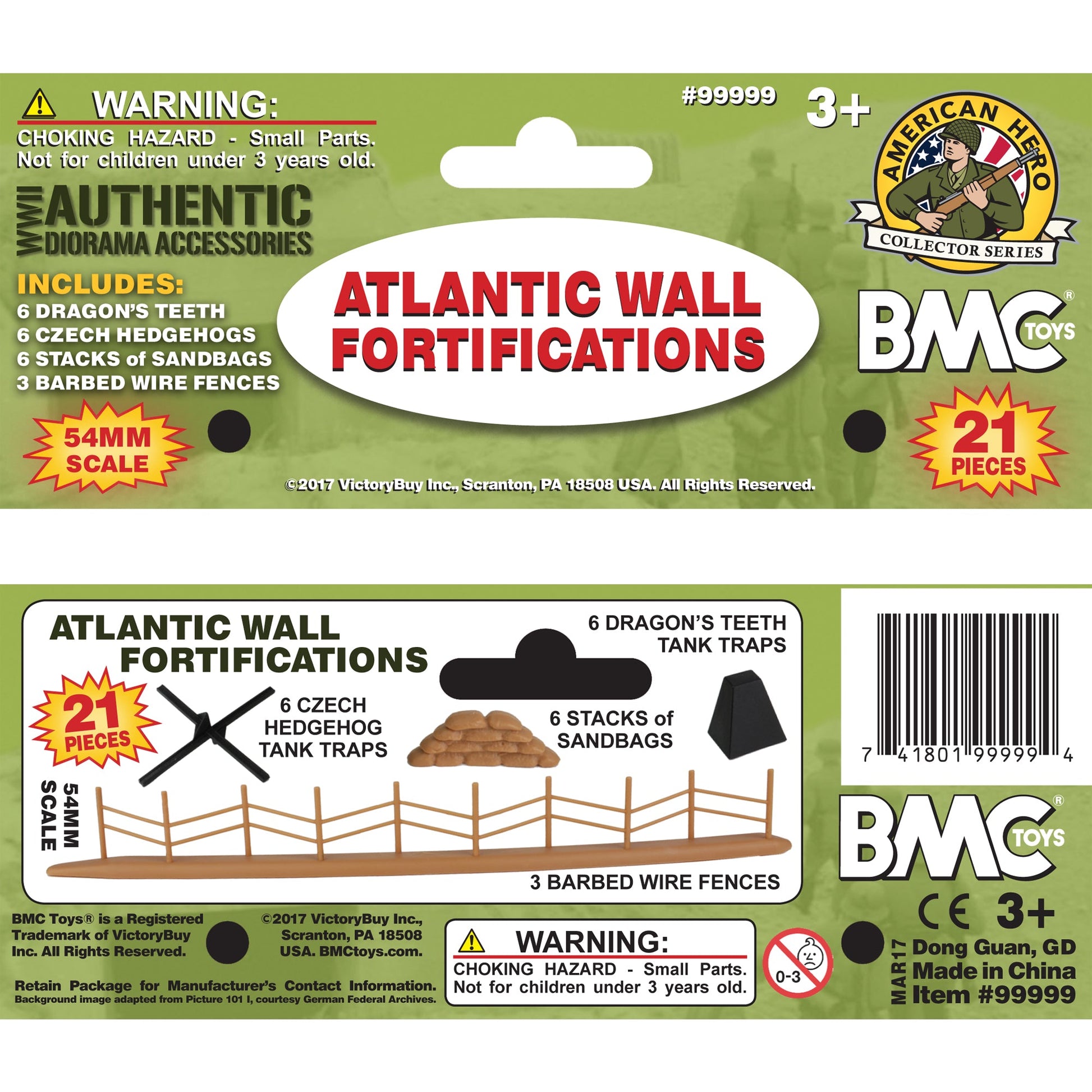 BMC Toys WW2 Atlantic Wall Header Card