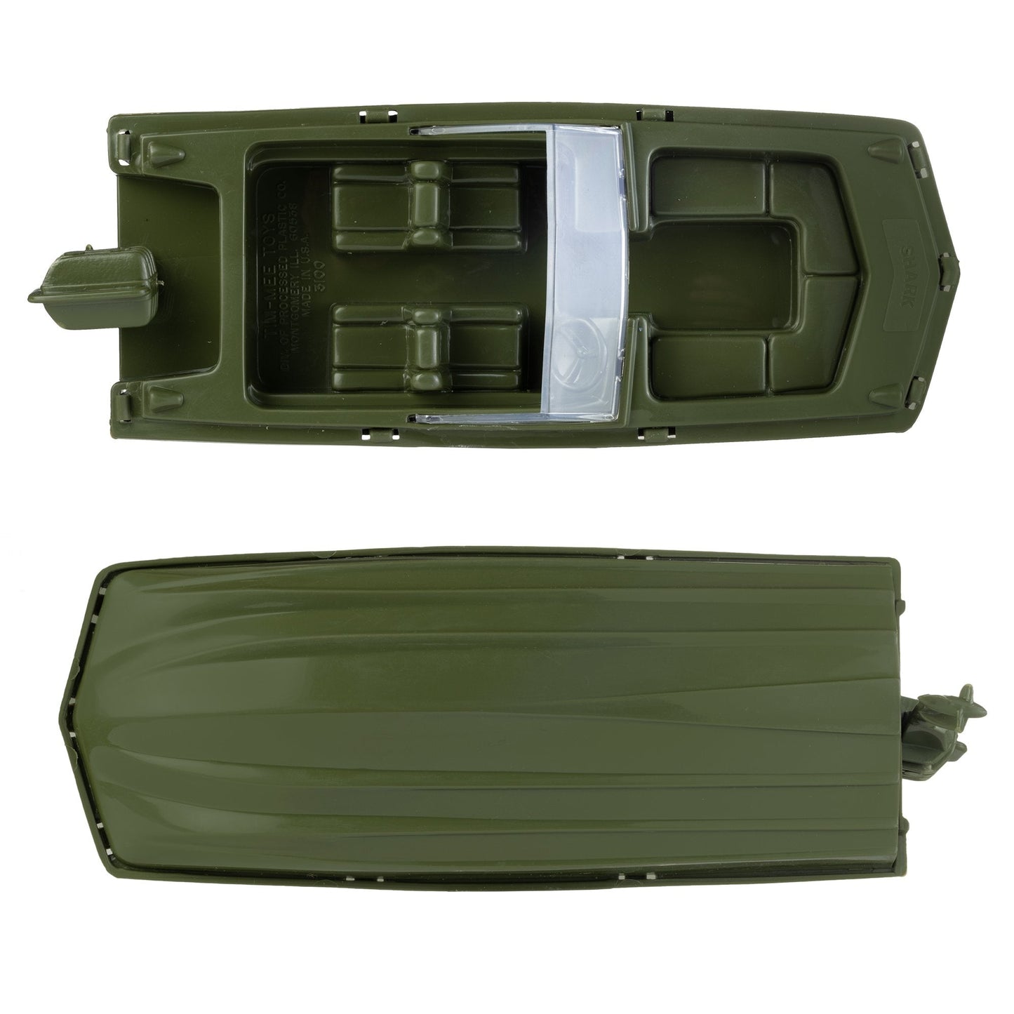 Tim Mee Toy Army Boats Olive Shark