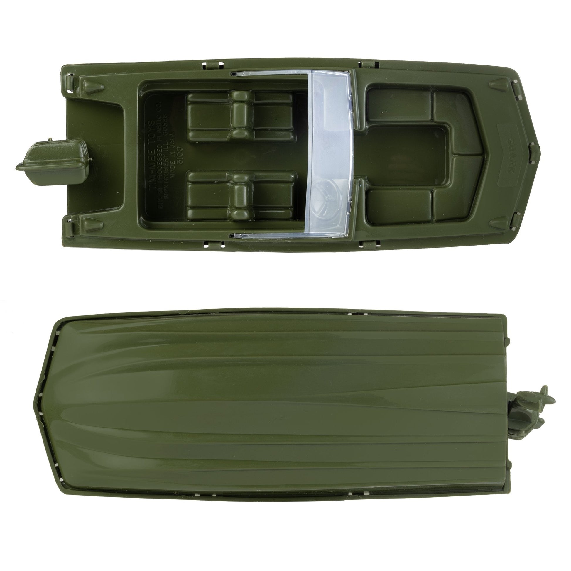 Tim Mee Toy Army Boats Olive Shark