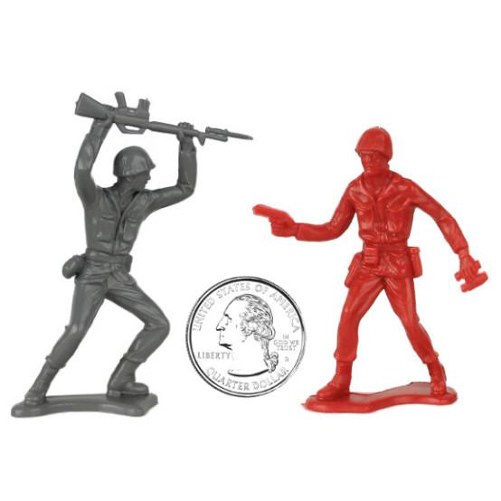 Tim Mee Toy Army Gray Red Scale