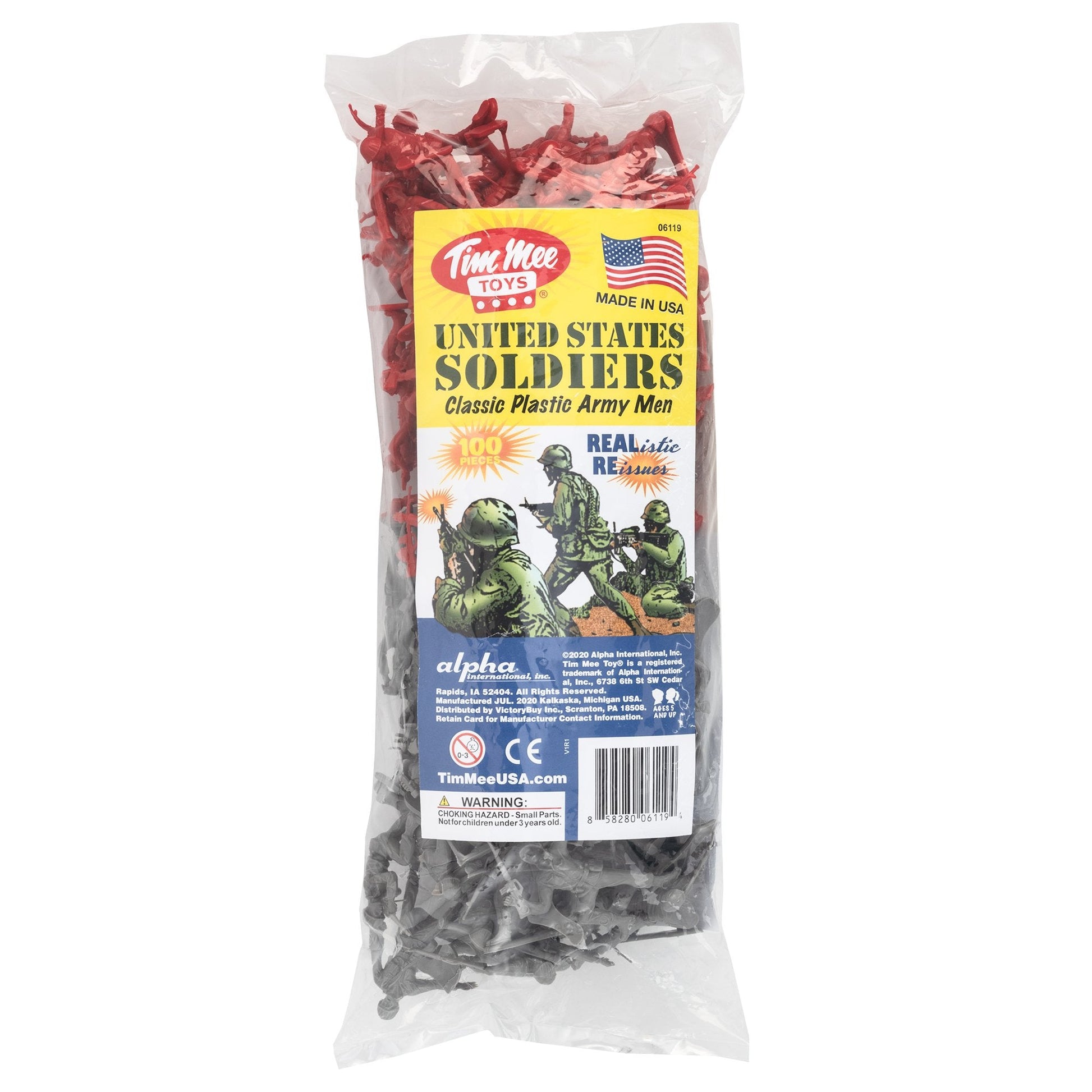 Tim Mee Toy Army Gray Red Package 2021