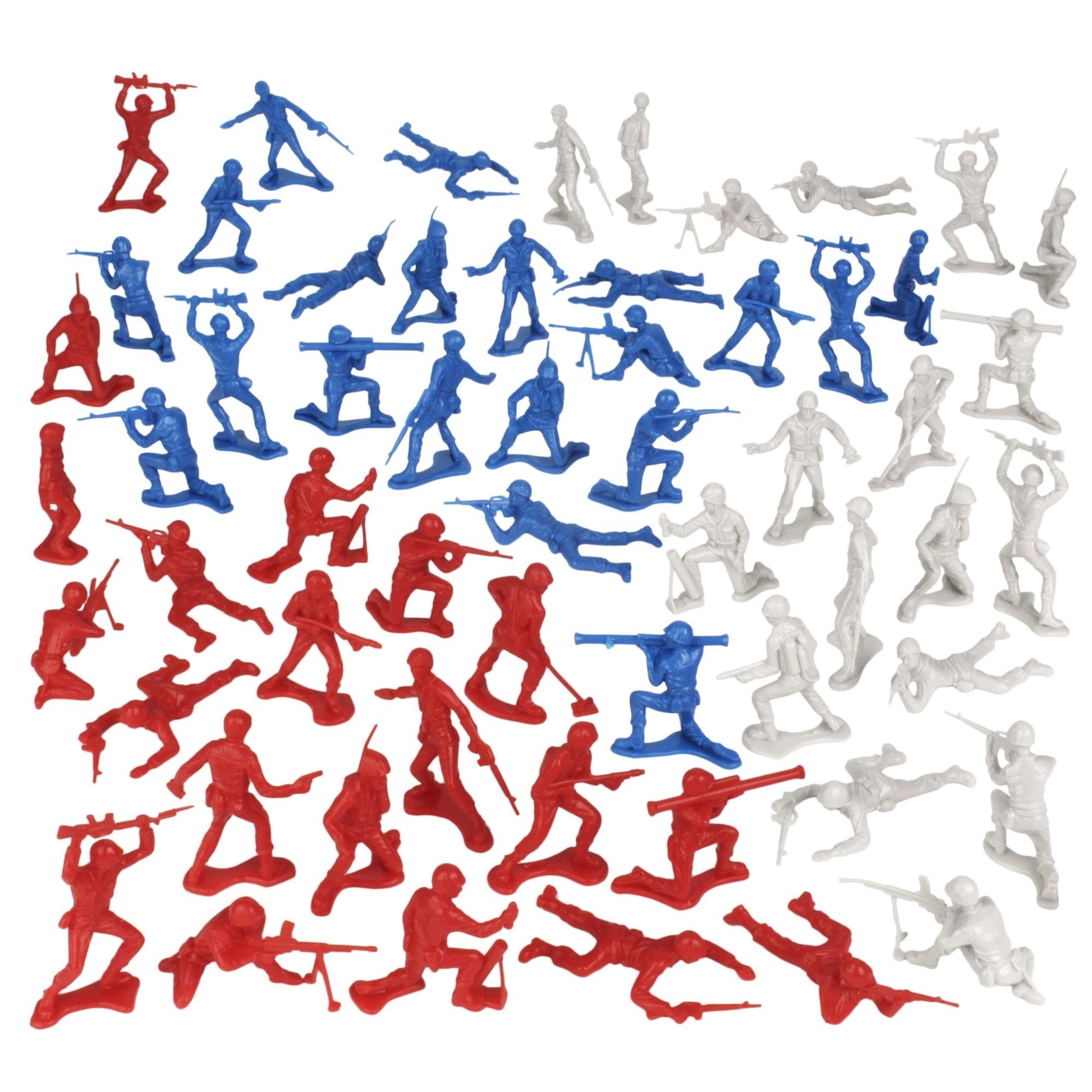 Tim Mee Toy Army Red White Blue Vignette