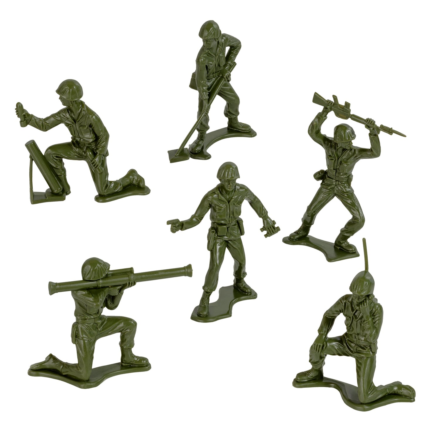 Tim Mee Toy Olive Green Big Jumbo Soldiers Vignette
