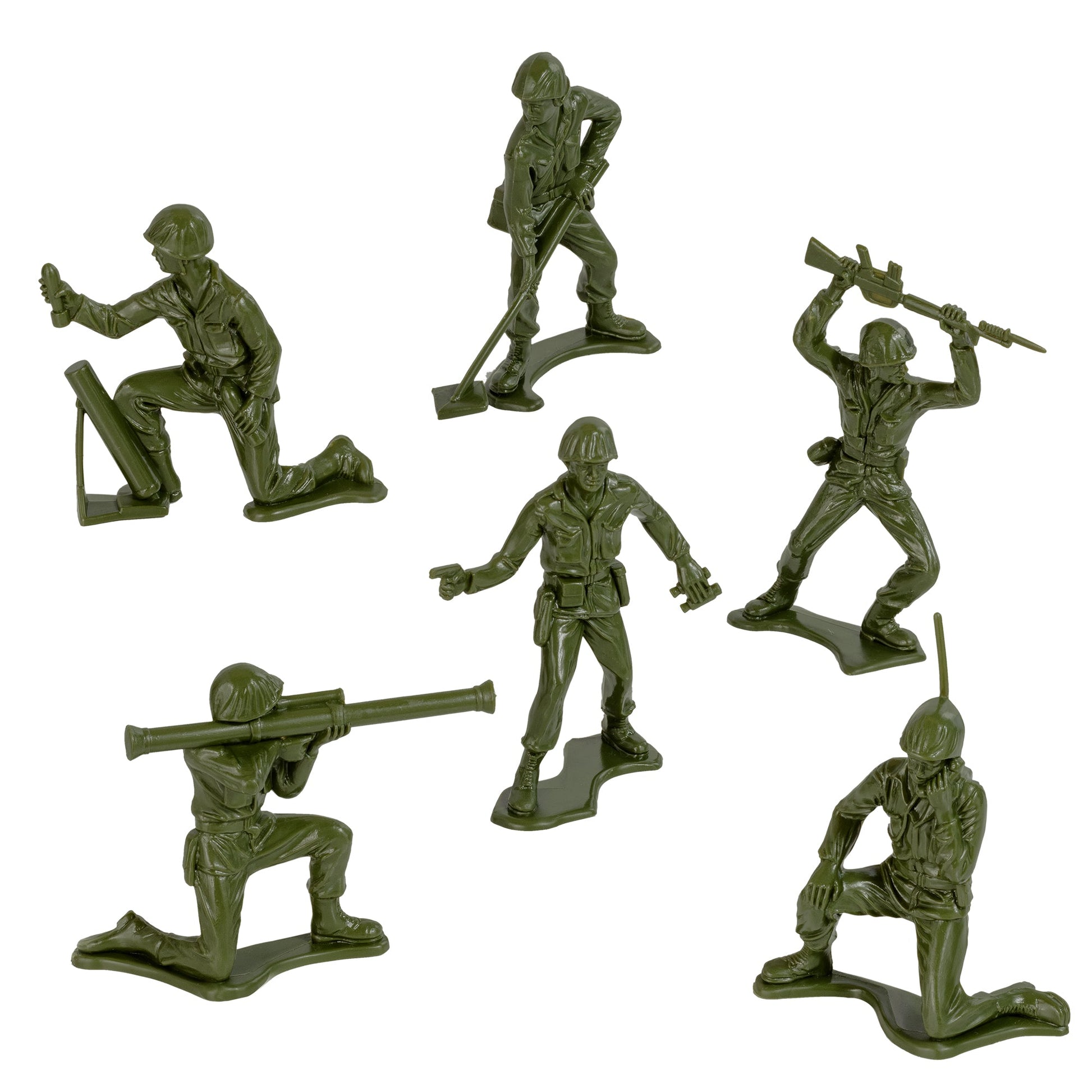 Tim Mee Toy Olive Green Big Jumbo Soldiers Vignette