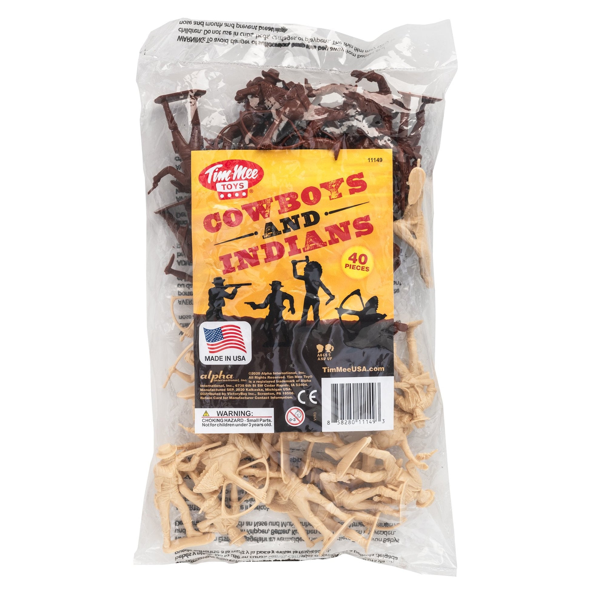 Tim Mee Toy Cowboy Indian Tan Rust Package 2021