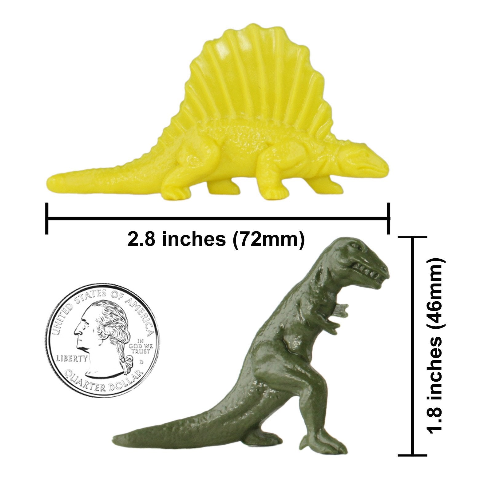 Tim Mee Toy Dino Olive Yellow Scale