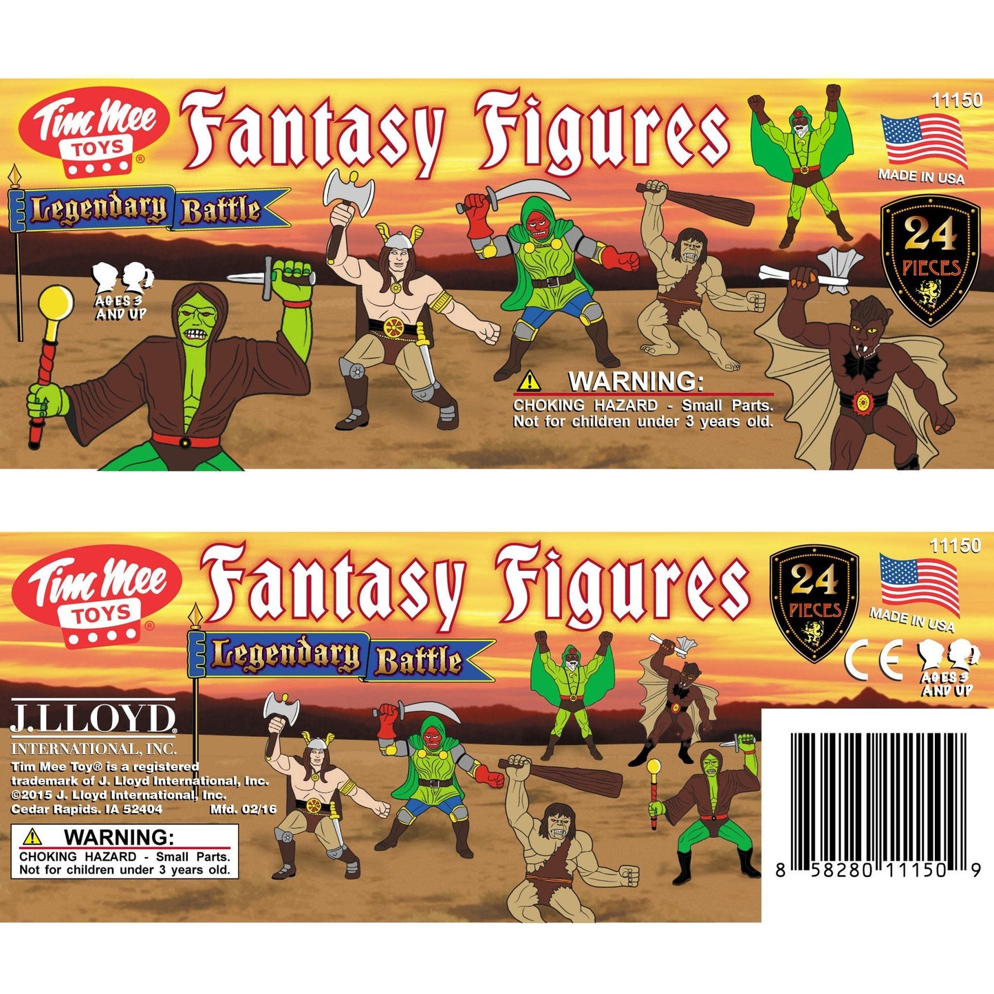 Tim Mee Toy Fantasy Green Rust Header Card