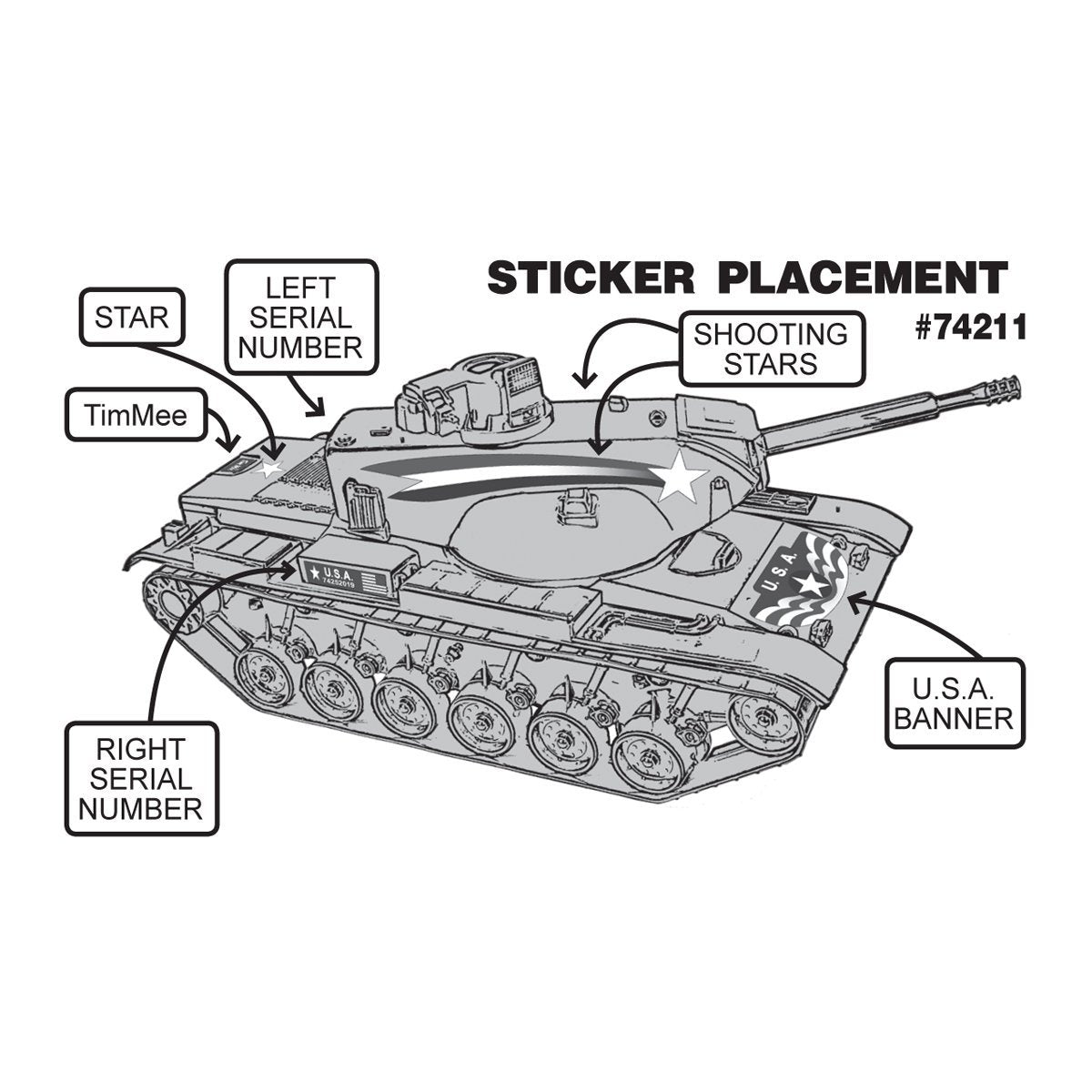 Tim Mee Toy Tank Dominator Olive Instructions