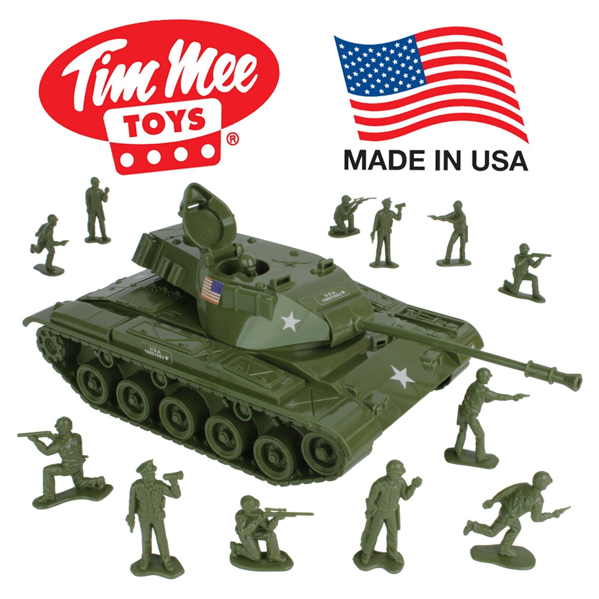 Tim Mee Toy Tank Walker Olive Main