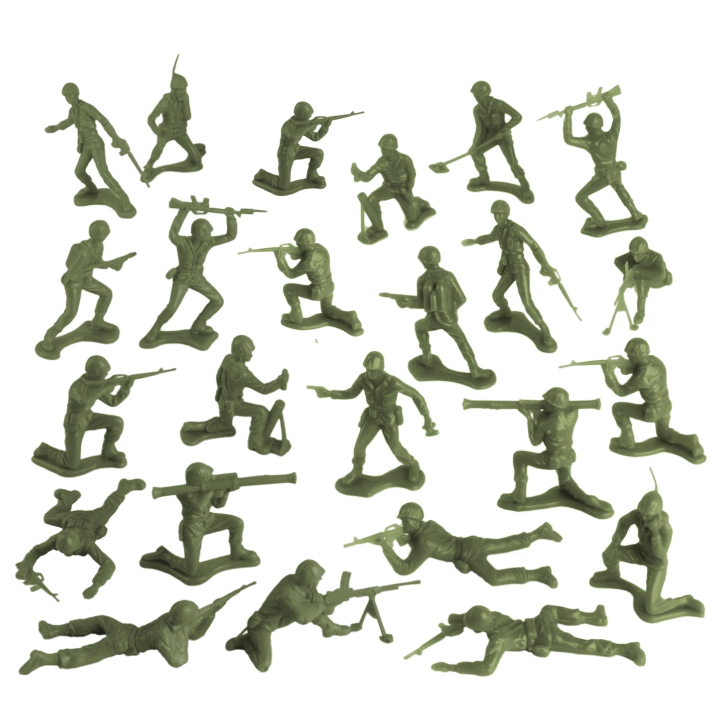 Tim Mee Toy Army OD Green 24 Piece Vignette 