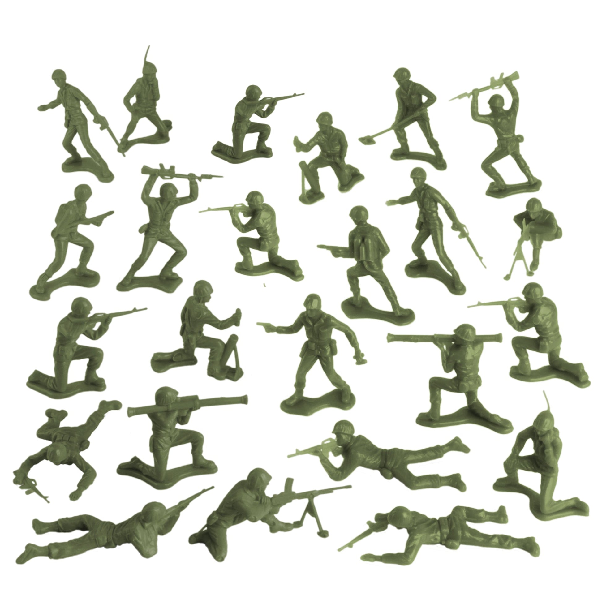 Tim Mee Toy Army OD Green 24 Piece Vignette 