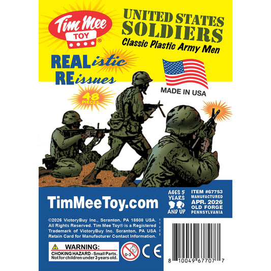 Tim Mee Toy Army Olive Green Insert Art