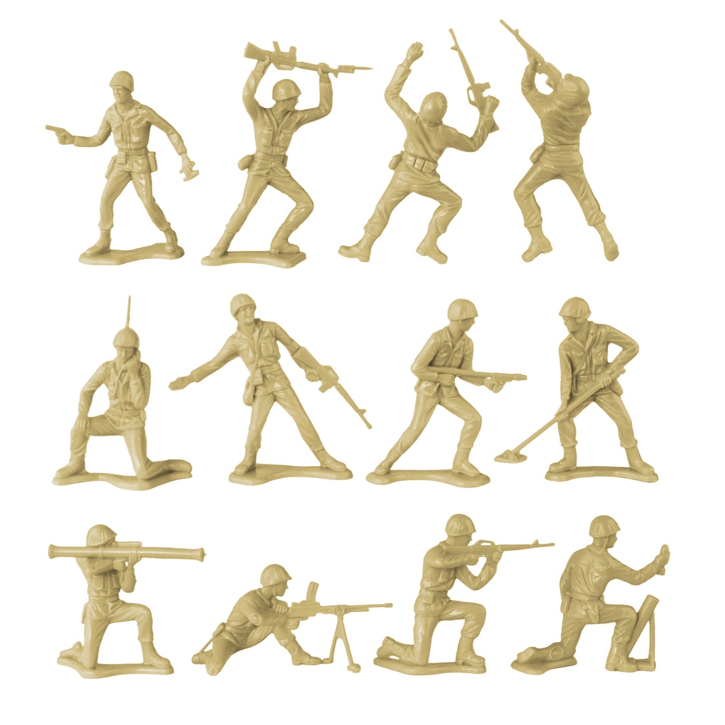 Tim Mee Toy Army Tan Close Up