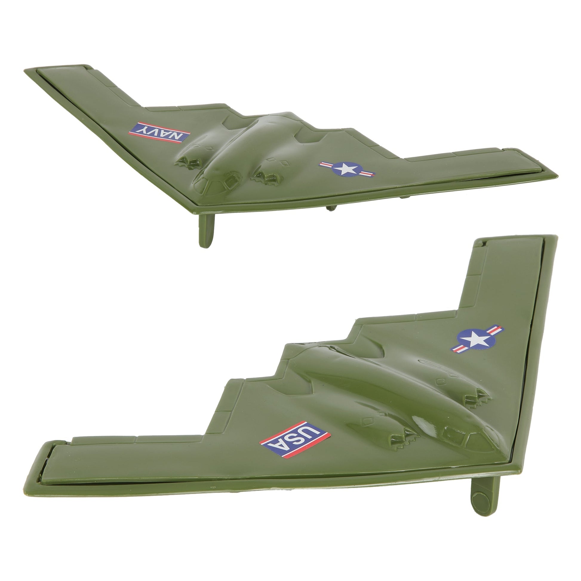 Tim Mee Toy Air Strike B-2 Spirit Stealth Bomber OD-Green Color Jets Main Image