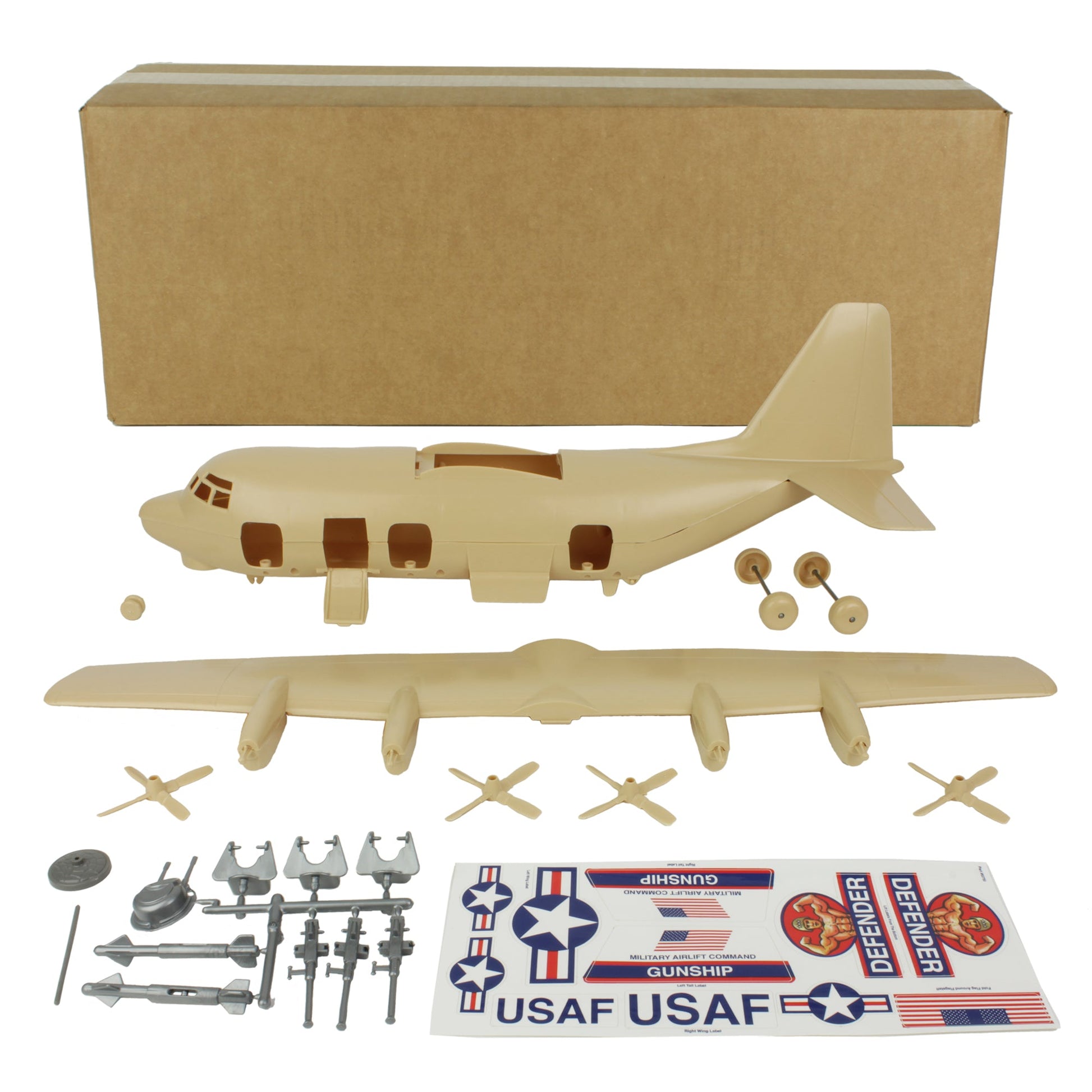 Tim Mee Toy C130 Hercules Tan Parts