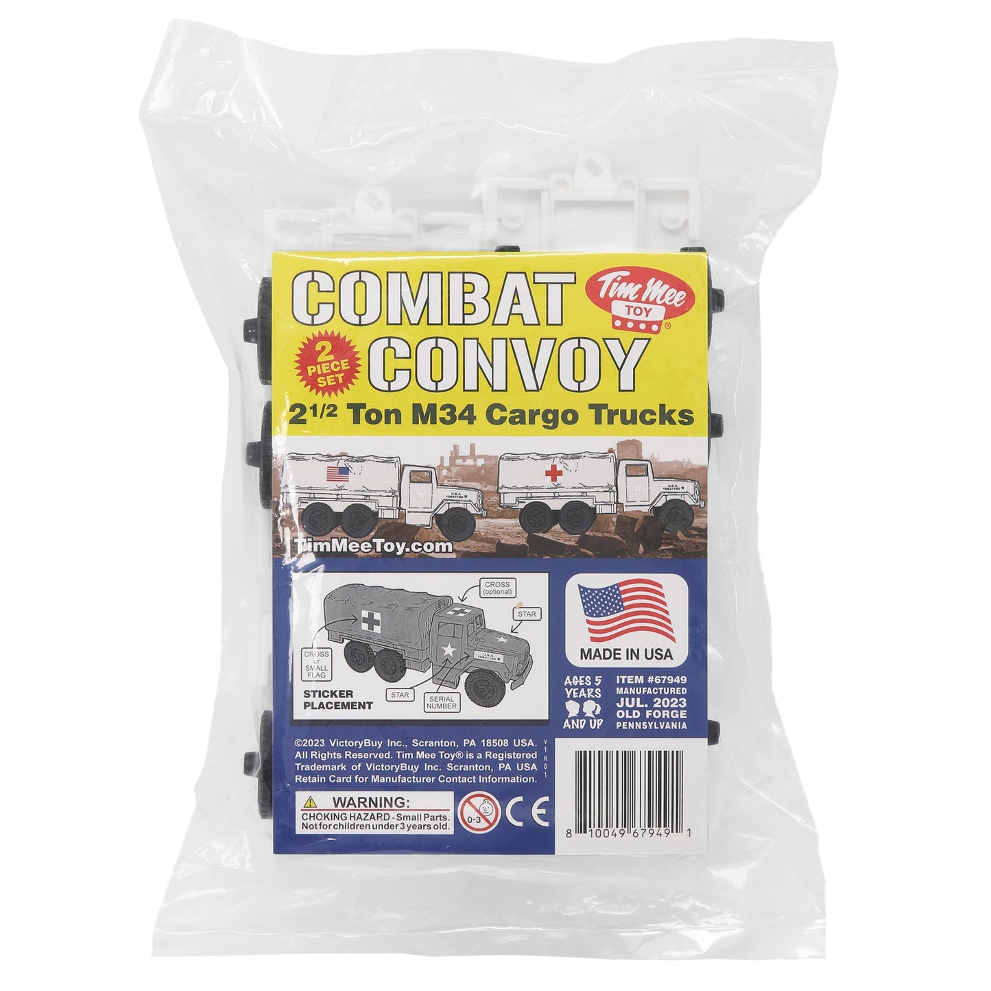 Tim Mee Toy 2.5 Ton Cargo Truck White Package