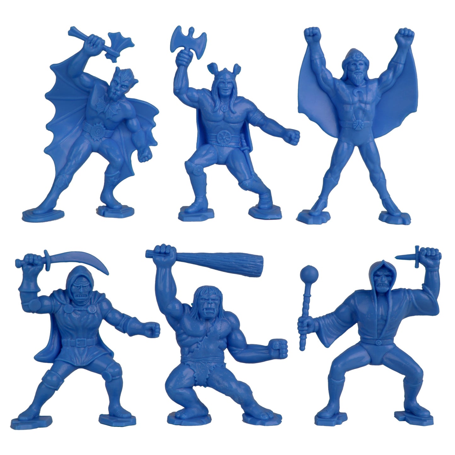 Tim Mee Toy Fantasy Figures Blue Figure Close Up