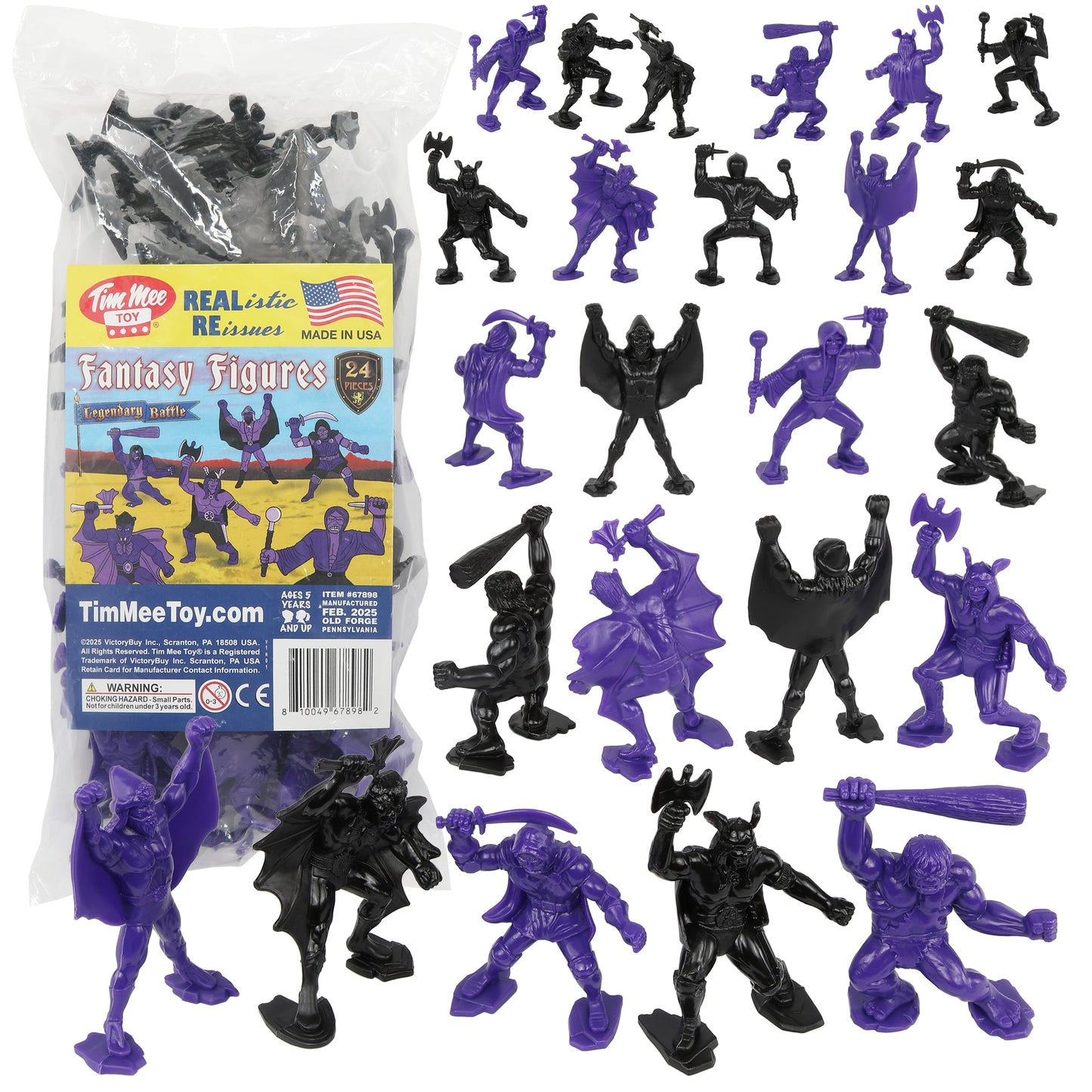Tim Mee Toy Fantasy Figures Purple & Black Colors Main Image