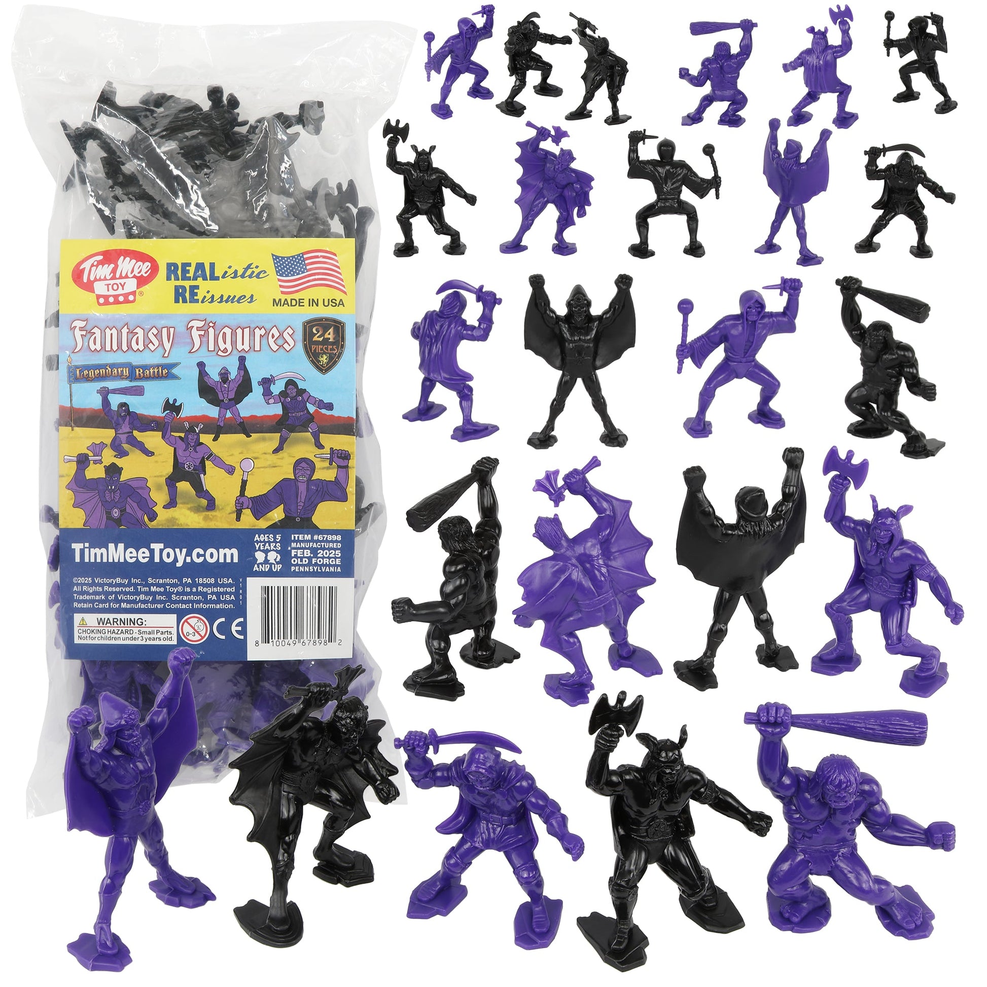 Tim Mee Toy Fantasy Figures Purple & Black Colors Main Image