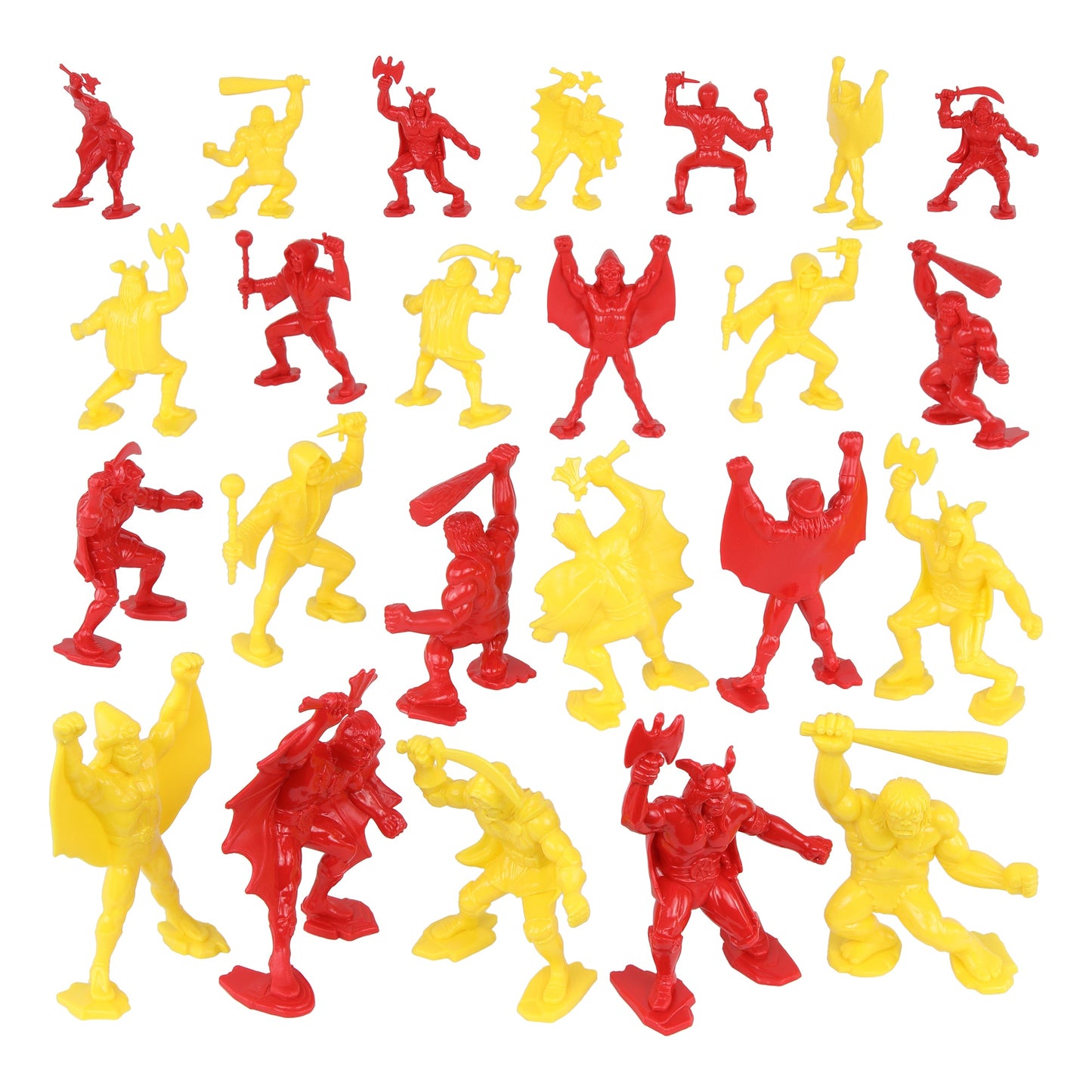 Tim Mee Toy Fantasy Figures Red & Yellow Vignette