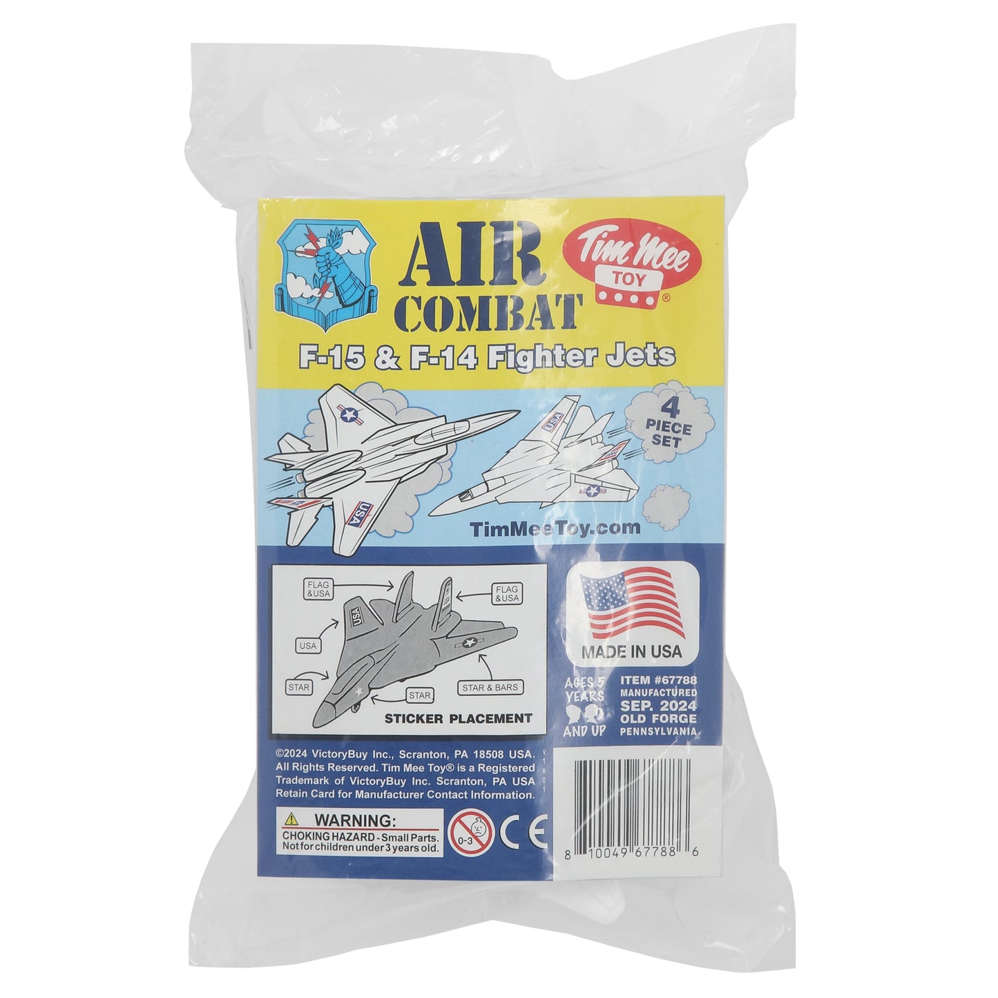 Tim Mee Toy Combat Jets White Package