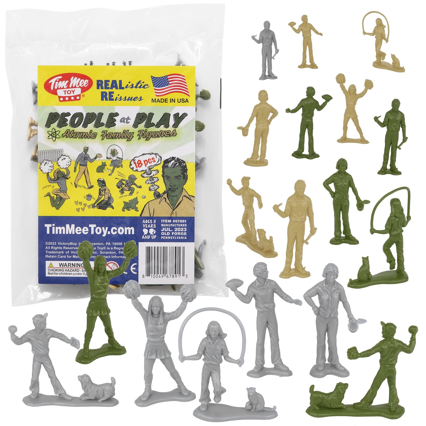 Tim Mee Toy People at Play Family Figures Army Toy Colors Main Image