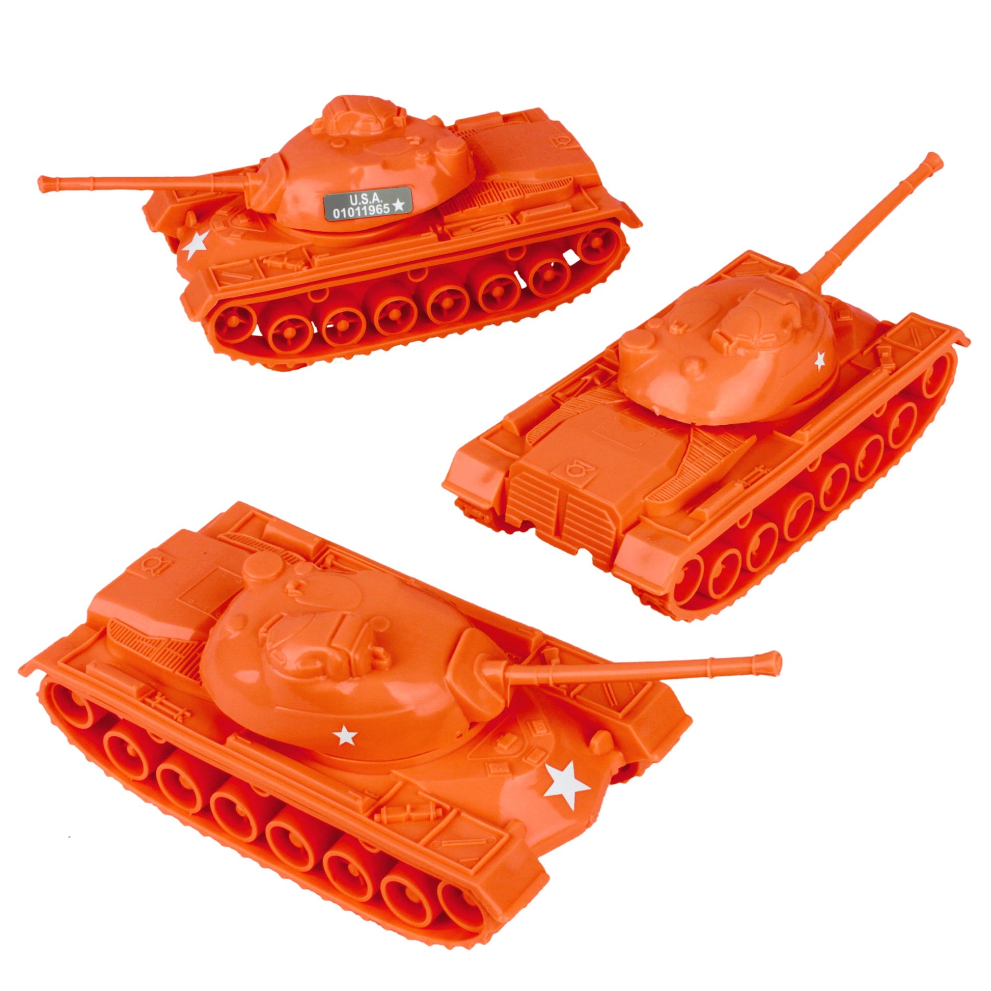 Tim Mee Toy Tank Orange M48 Patton Tank Main Image