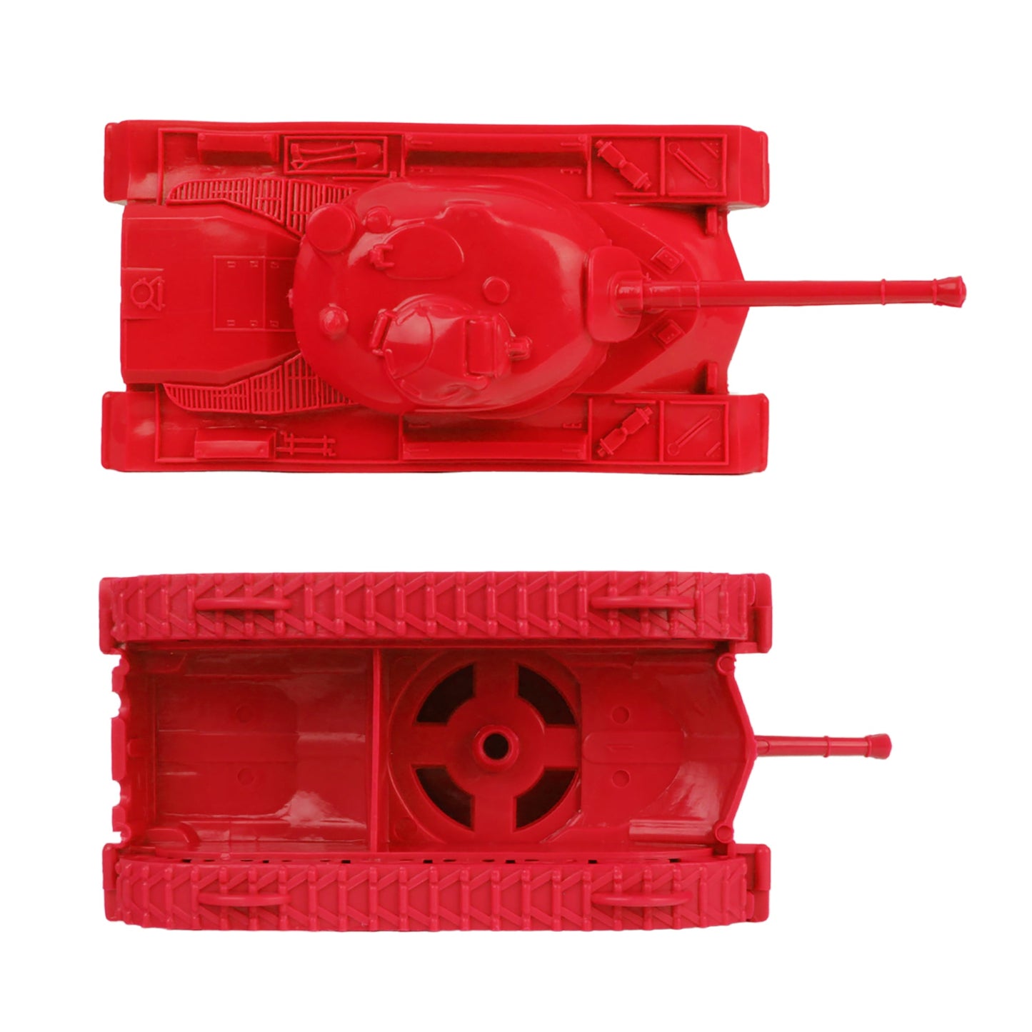 Tim Mee Toy Red M48 Patton Tank Top and Bottom