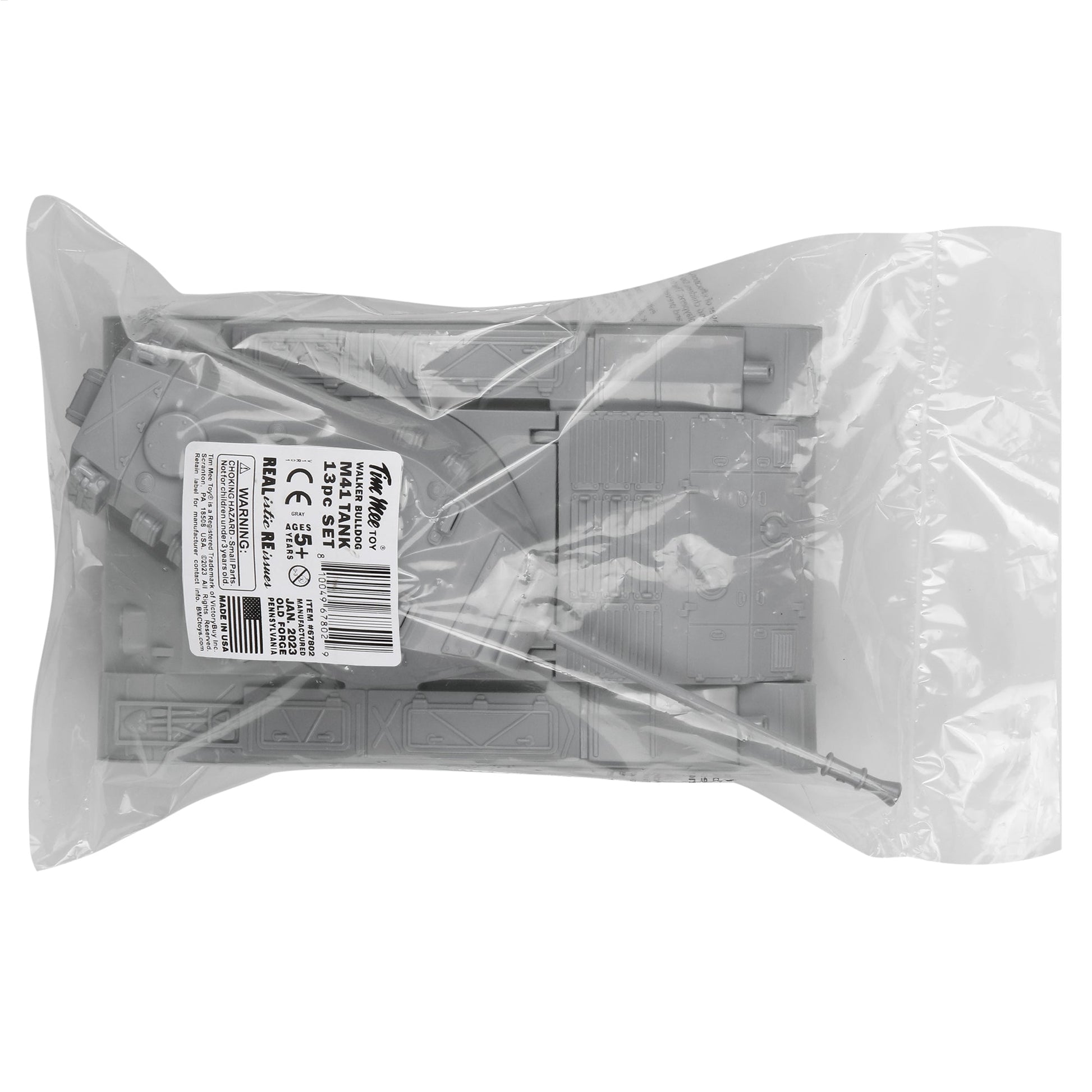 Tim Mee Toy Walker Bulldog Tank Gray Package