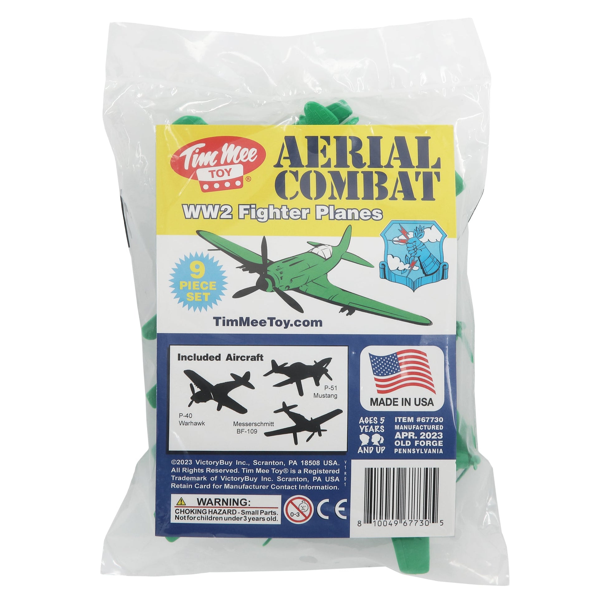 Tim Mee Toy WW2 Fighter Planes Green Package